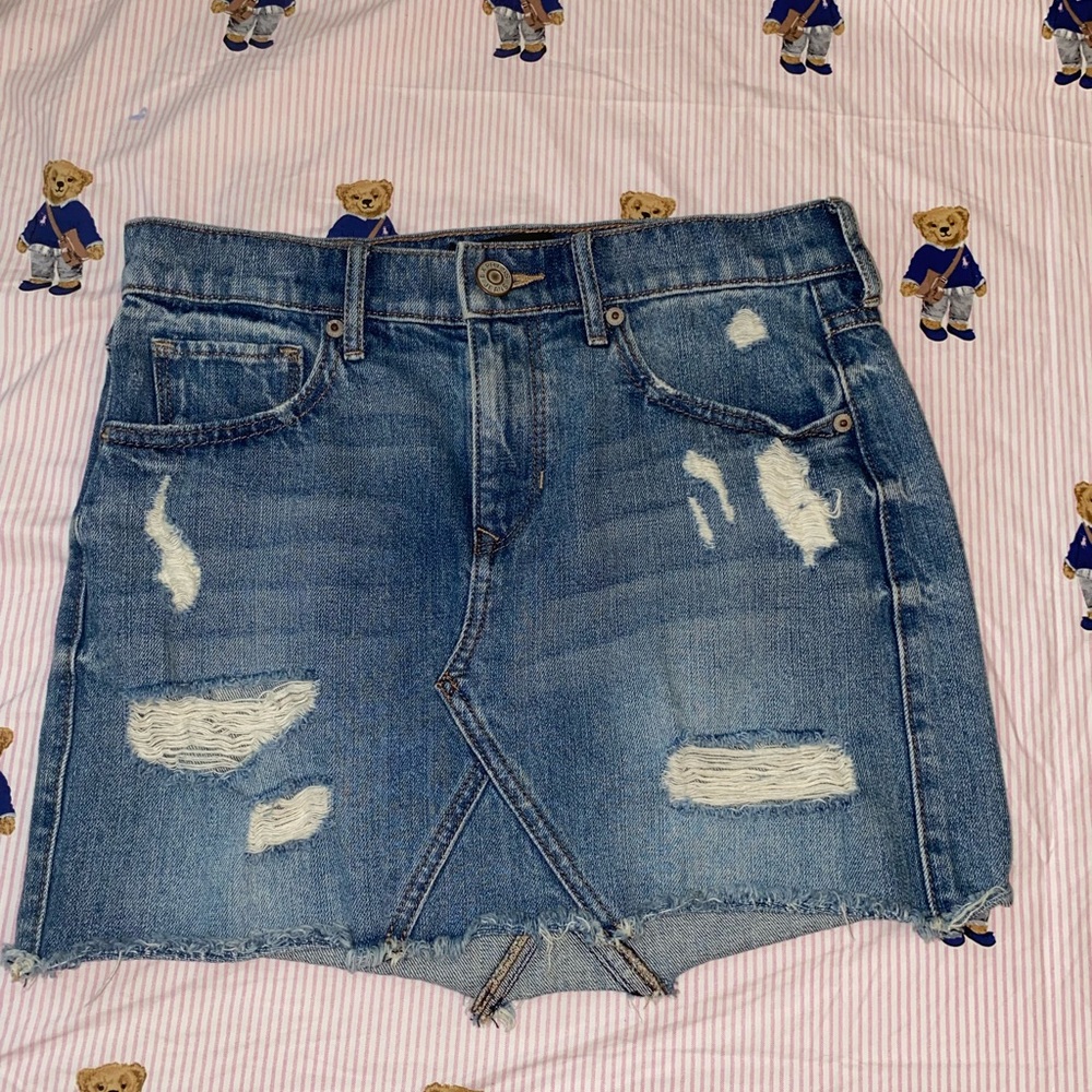 Express jean skirt